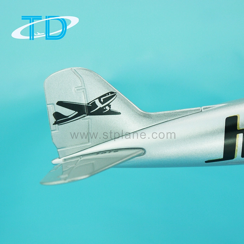 Decorative Static Resin Desktop Airplane Toy Plane Model DC-3