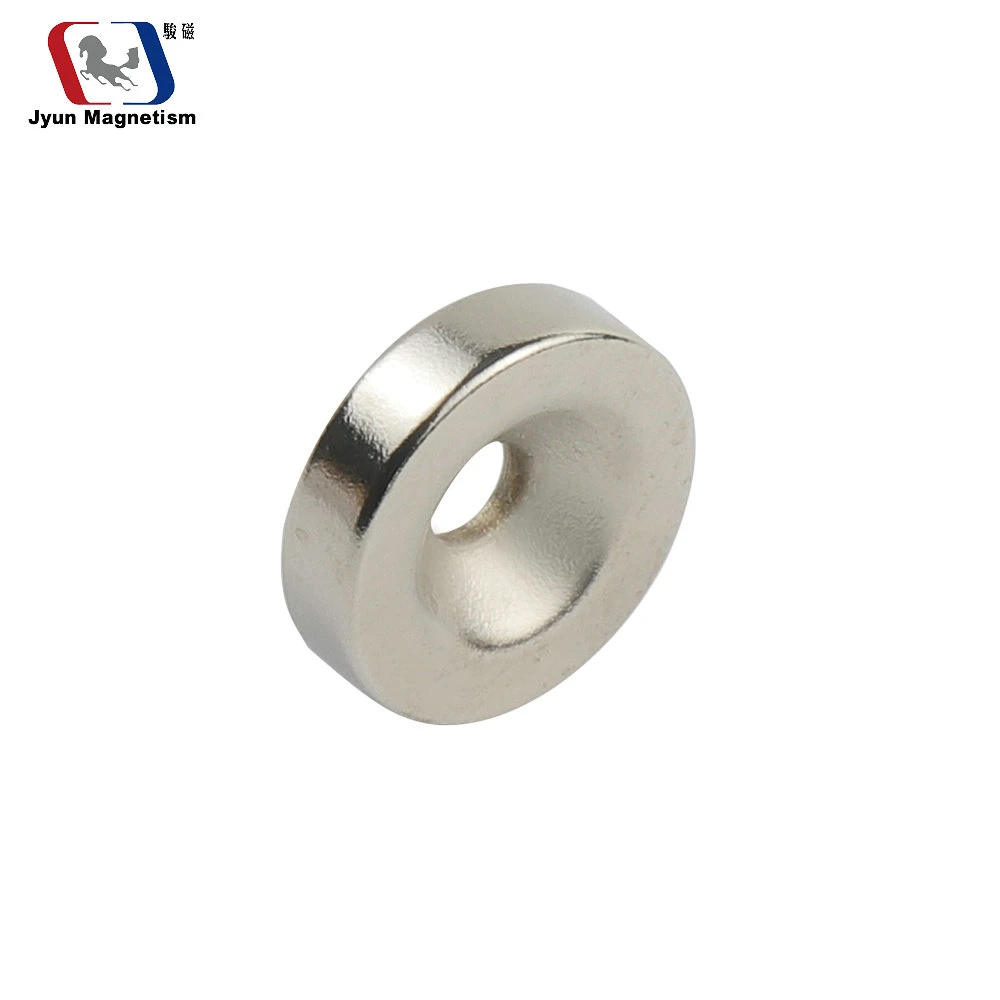 Customized N35 N40 N45 N52 Round NdFeB Countersunk Magnet