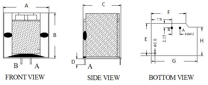 High Frequency Ferrite Core Core Magnetic Materials Power Inductor for Smart Home Applications