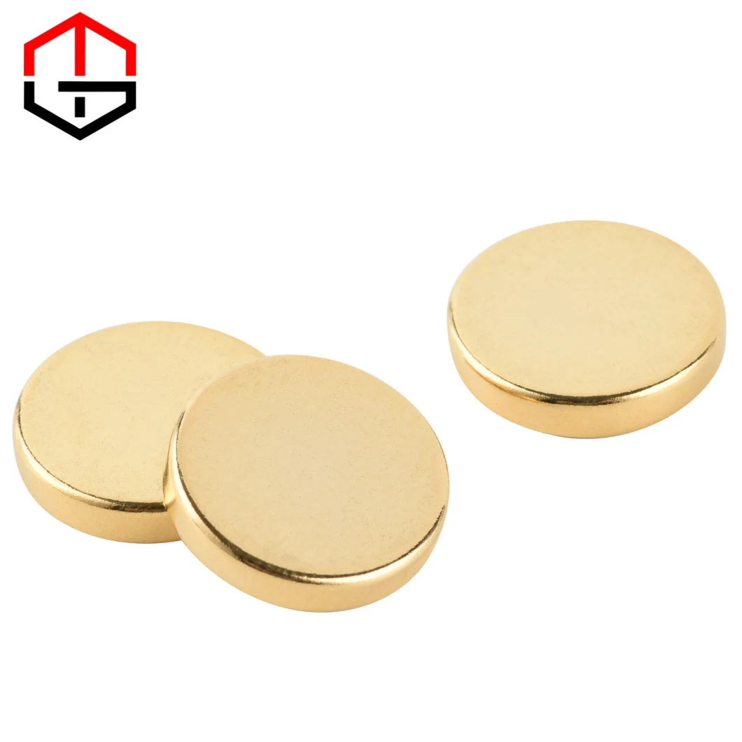 Gold Plated Antirust High Temperature Resistant Magnet N35-N52 Neodymium Magnet