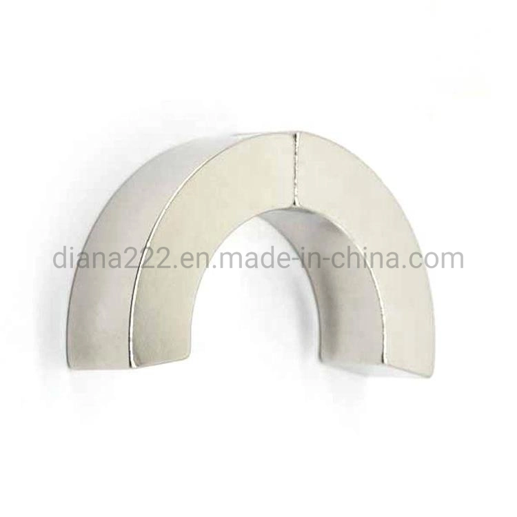 Electric Motor Permanent Neodymium Generator N30h-N48h Arc Segment Neodymium Magnet