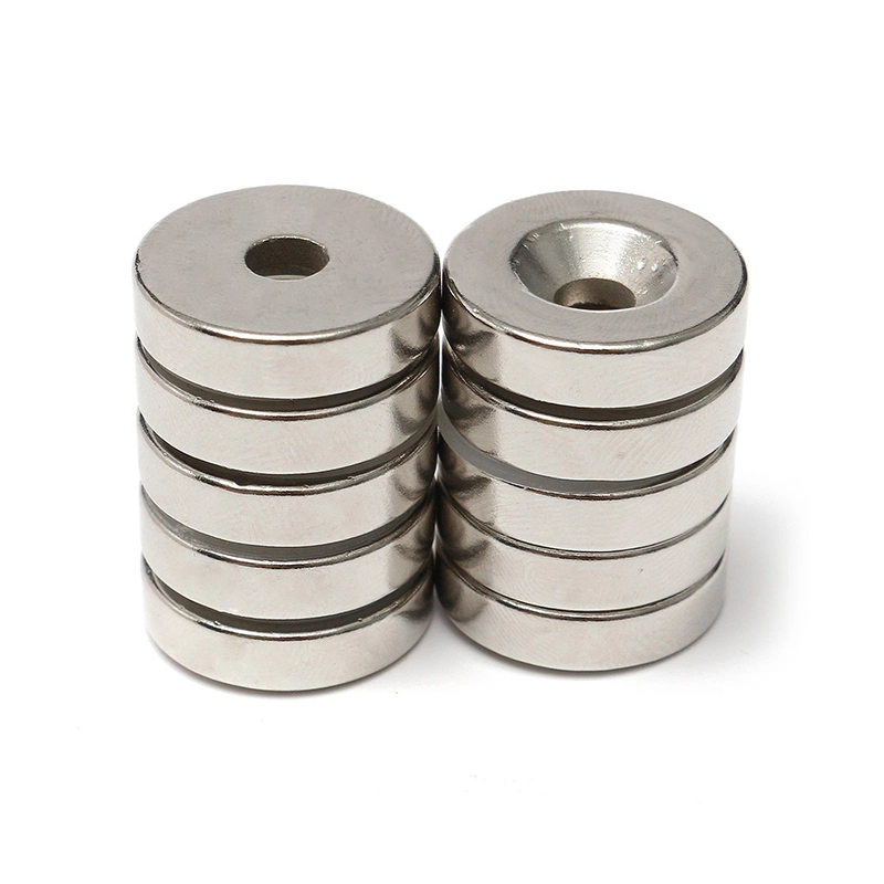 D12X5mm Neodymium Ring Magnets with Countersunk Hole for M4 Screw