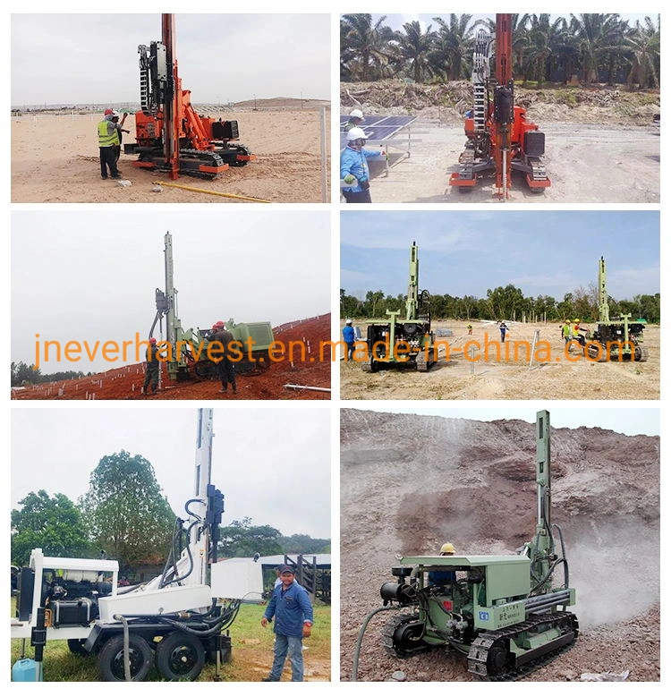 350m Hydraulic Crawler Deep Borewell Geothermal Drilling Machine Sly500