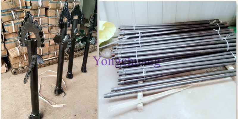 Diesel Oil Water Well Drilling Rig with Drill Pipes, Drill Bit and Water Pump