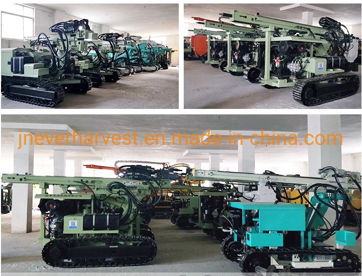 350m Hydraulic Crawler Deep Borewell Geothermal Drilling Machine Sly500