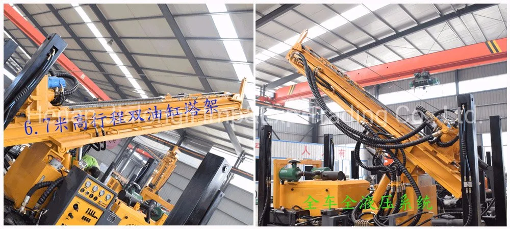 450m Deep DTH Water Well Drilling Equipment / Borewell Air Water Drilling Machinery for Sale