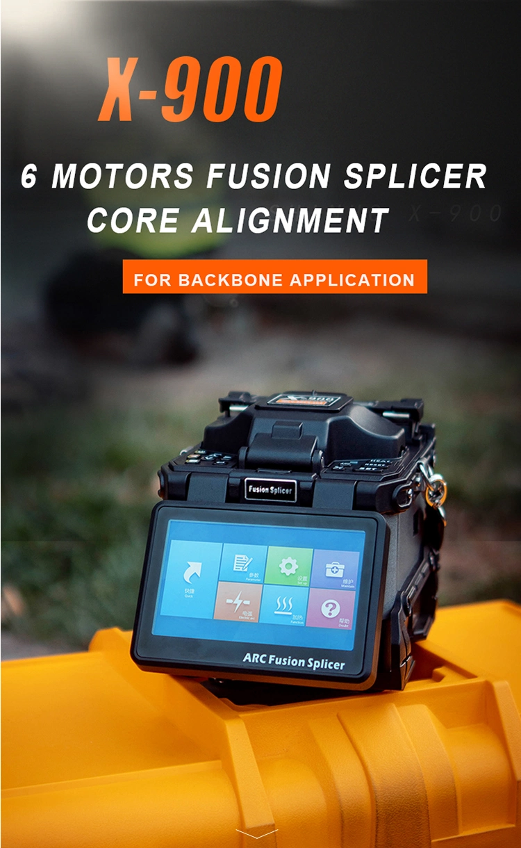 6 Motor Fusion Splicer Core to Core Stable Alignment for Long Distance Similar to 81c