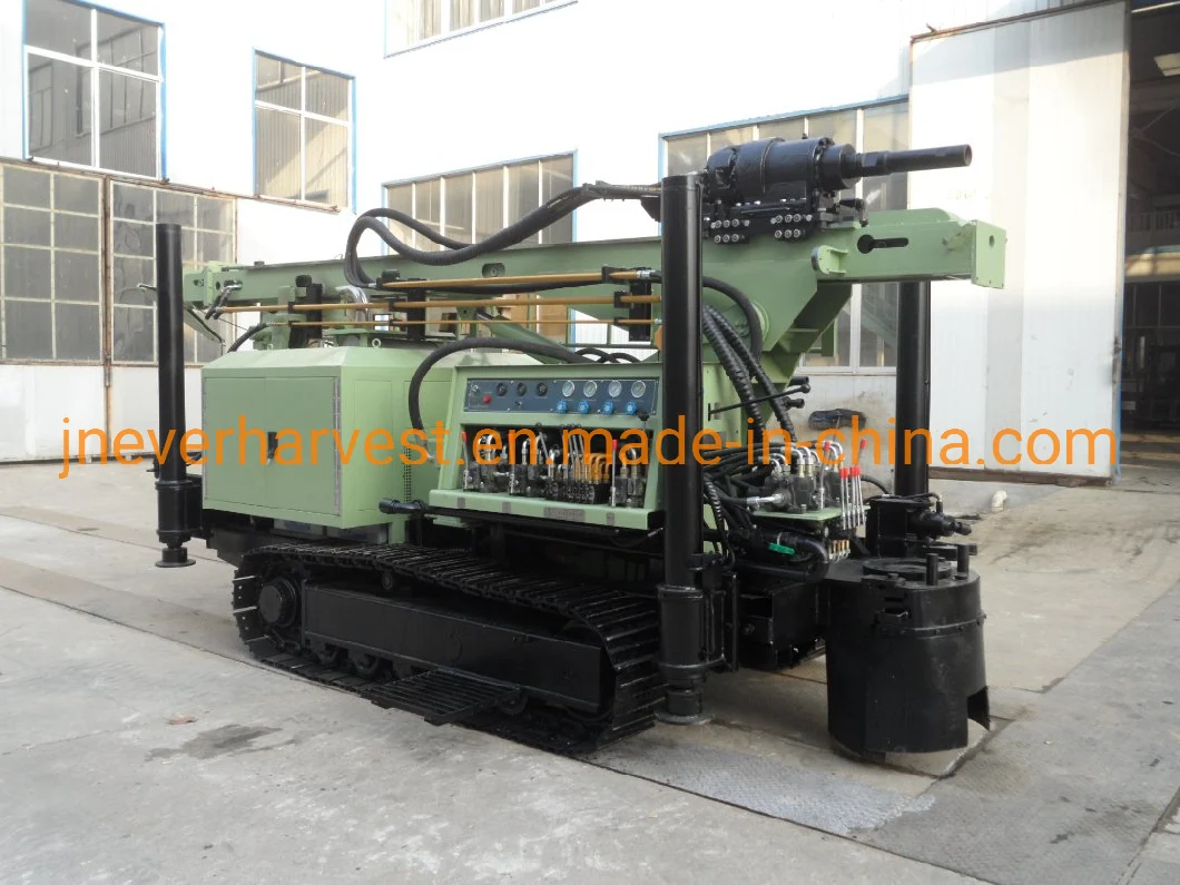 350m Hydraulic Crawler Deep Borewell Geothermal Drilling Machine Sly500