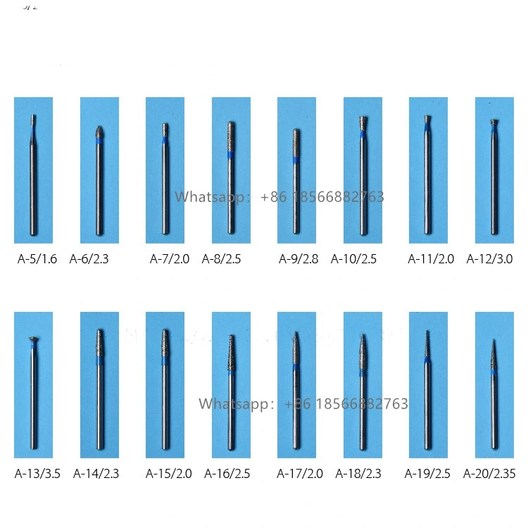 Diamond Polishing Grinding Drill Grinder Bits Rotary Tool Dental Burs