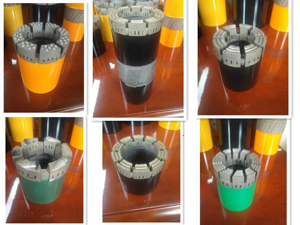 Aq Bq Nq Hq Pq Impregnated Core Drill Bit Diamond Core Drilling Tools