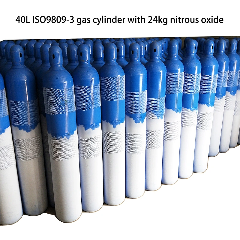 Electronic Grade Nitrous Oxide Gas High Purity N2o Gas in 40L Gas Cylinder