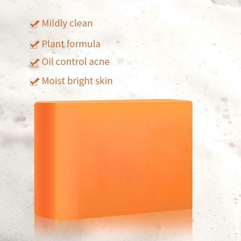 Kojic Acid & Papaya Soap Bleaching Skin Whitening Brightening Soap Smooth Face & Body for Black Skin