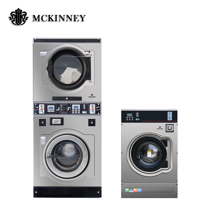 High Quality Double Stack Washer and Dryer 10kg-100kg/Laundry Washer Extractor