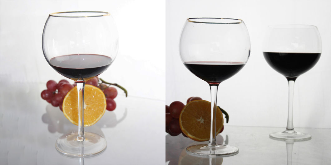 4pk Glass Traditional Red White Wine Glasses Dishwasher Safe