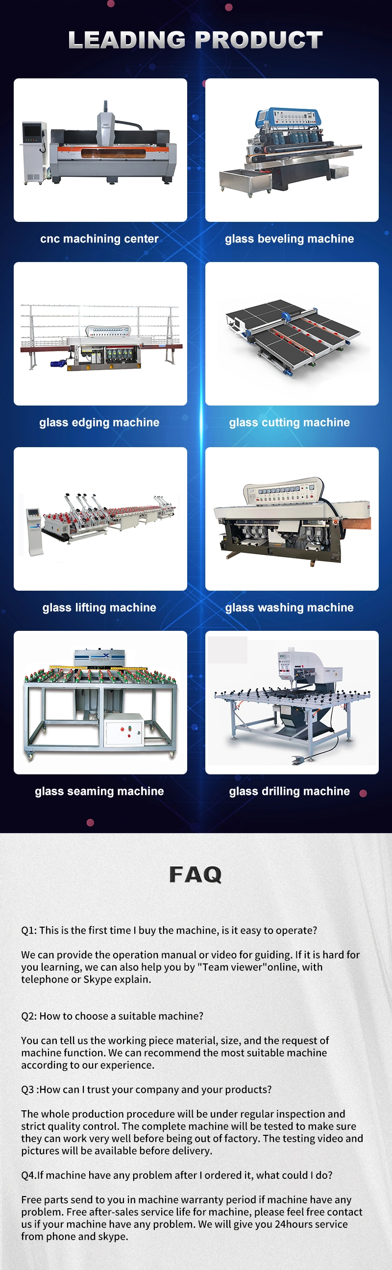 Experienced Double Glass Processing Machine Glass Beveling Machine Zxm-LC251