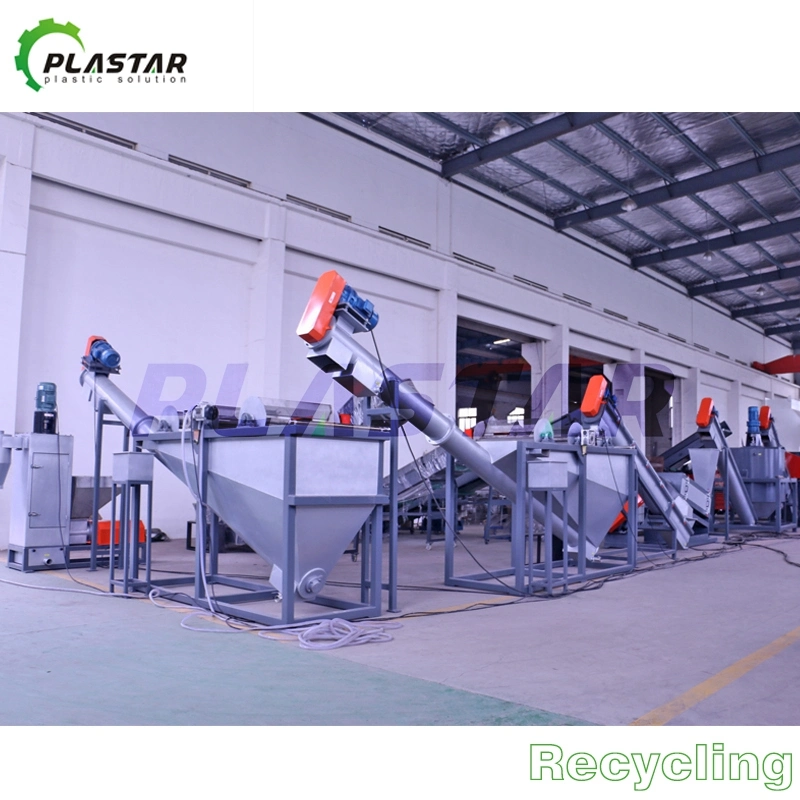 Pet Flakes Washing Production Line / Plastic Recycling Machine / Plastic Recycling Washing Machinery