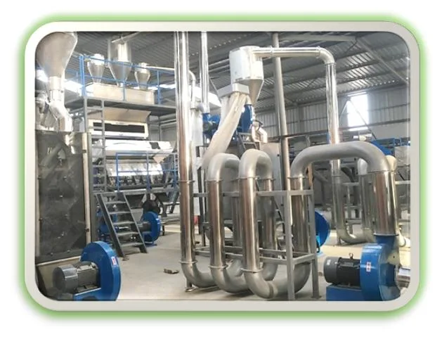 PP PE Bottle Crushing Washing Drying Recycling Line / Plastic HDPE Bottle Flakes Washing Machine