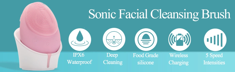 Face Washer Silicone Facial Cleansing Brush Electric Facial Cleansing Brush Acne Removal Machine