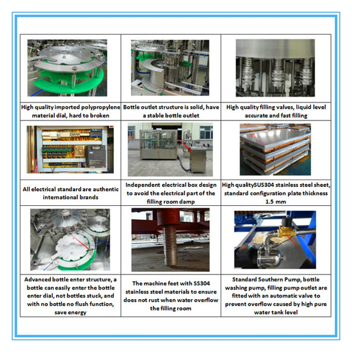 Automatic Soda Drinking Steam Plastic Glass Can Liquid Water Bottle Washing Filling Capping Equipment Machinery Machine