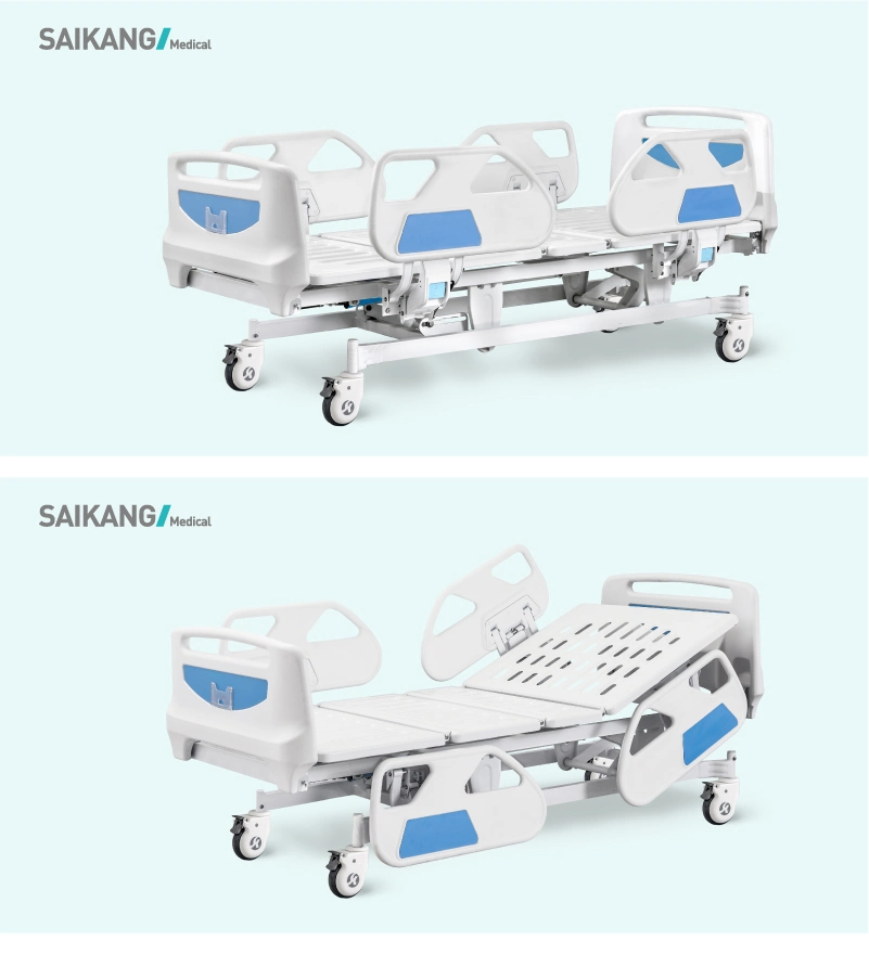 B6e Control Adjustable Clinic Cart Hospital Electric ICU Nurse Bed