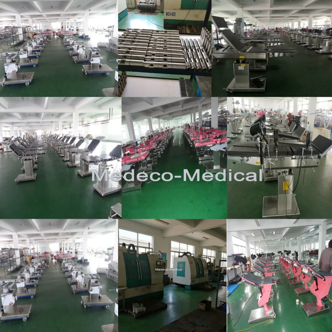 Medical Hospital Bed Side-Control Mechanical Operating Table