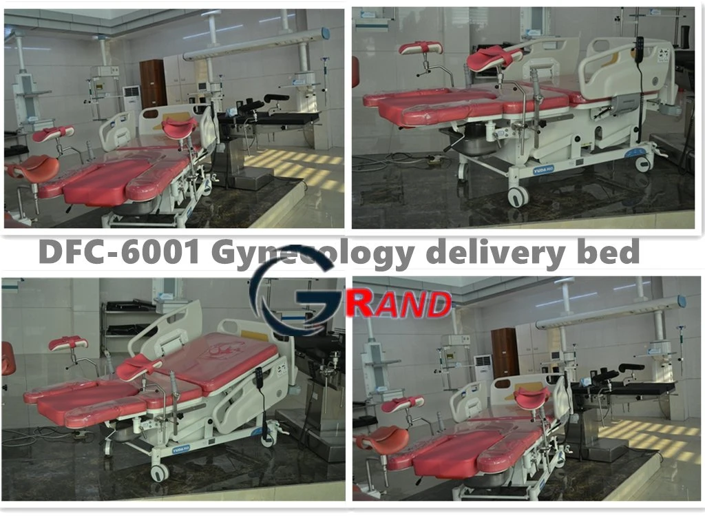 Manufacture Mobile Gynecological Table Hospital Bed Medical Bed Electric Delivery Bed for Urology Hospital Furniture