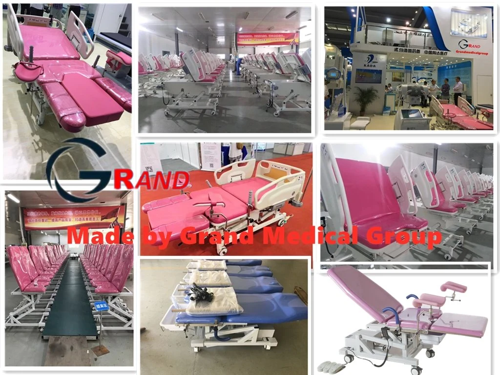 Manufacture Mobile Gynecological Table Hospital Bed Medical Bed Electric Delivery Bed for Urology Hospital Furniture