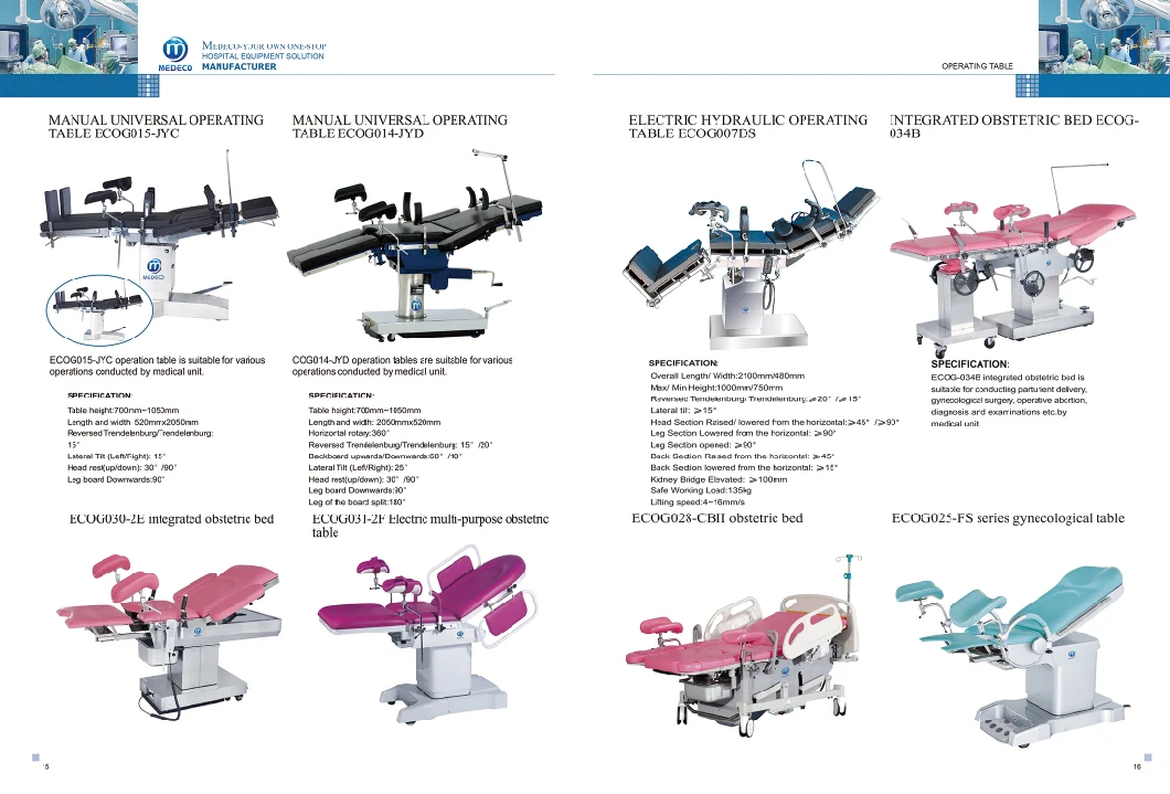 Medical Equipment Hospital Bed Electric Obstetrics Bed Medcb-B