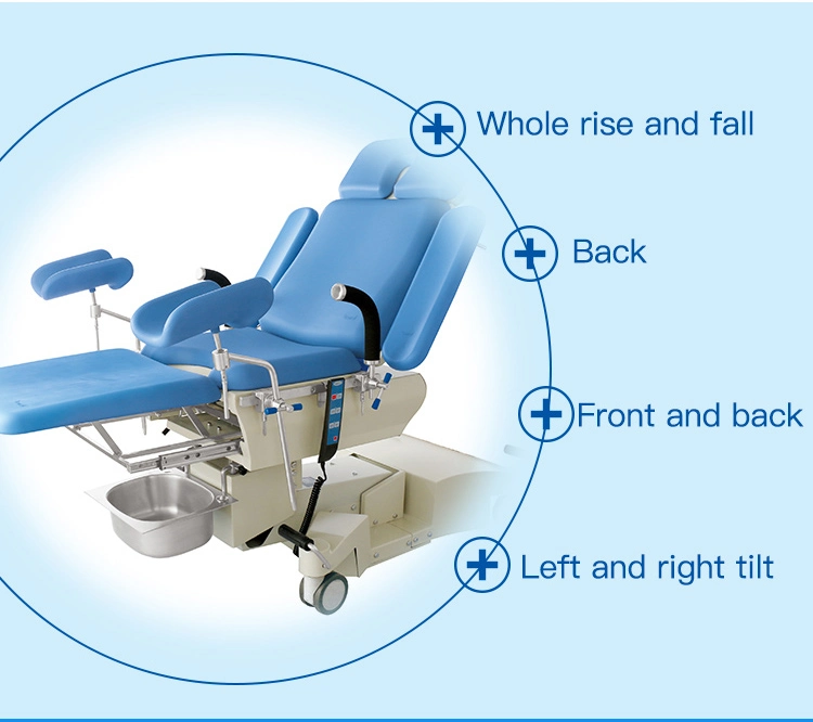 Medical Gynecology Electric Manual Ordinary Obstetric Delivery Bed (HFEPB99D)