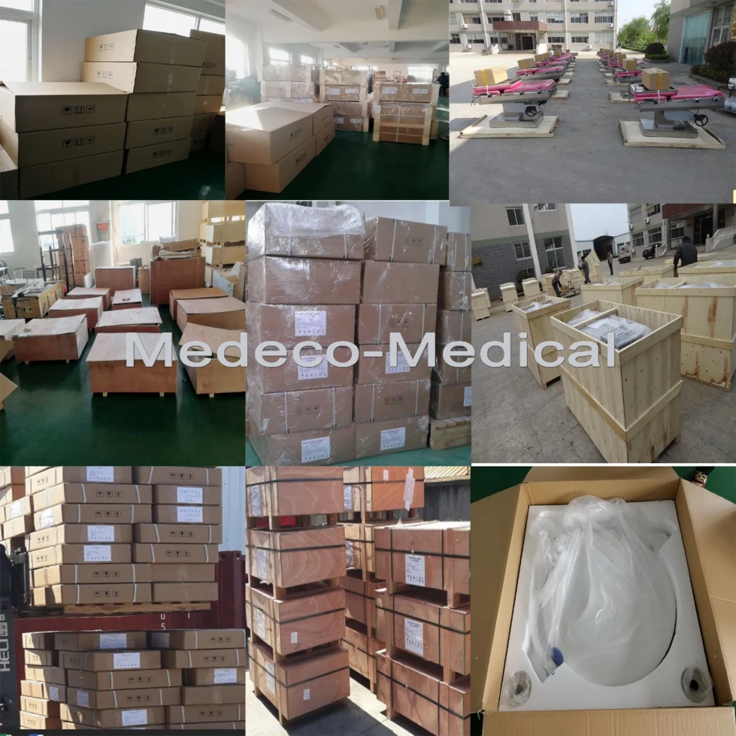 Medical Hospital Bed Side-Control Mechanical Operating Table