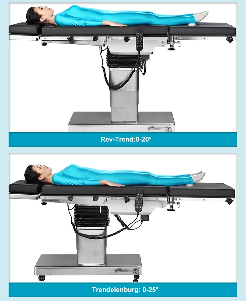 FDA Certification Low Price Adjustable Hospital Bed Table