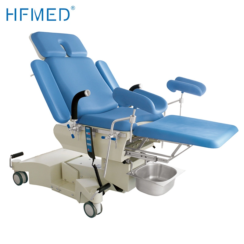 Medical Gynecology Electric Manual Ordinary Obstetric Delivery Bed (HFEPB99D)