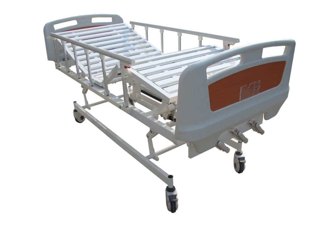 2021 Latest Model Three Cranks Manual Medical Bed