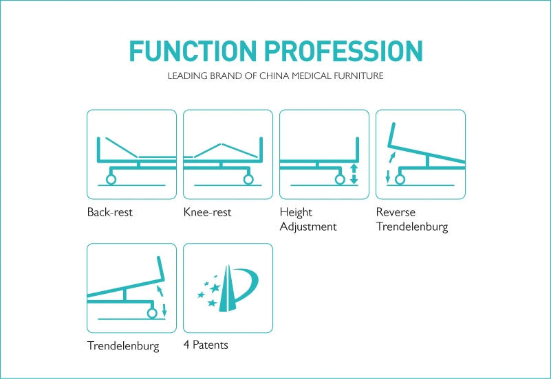 B6e Luxury Medical Electric Adjustable Hospital Bed Applians for Elderly
