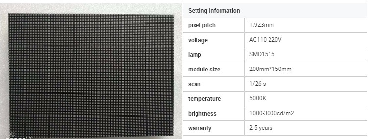 HD Indoor P1.25/P1.56/P1.667 4K LED Video Wall Display Panel