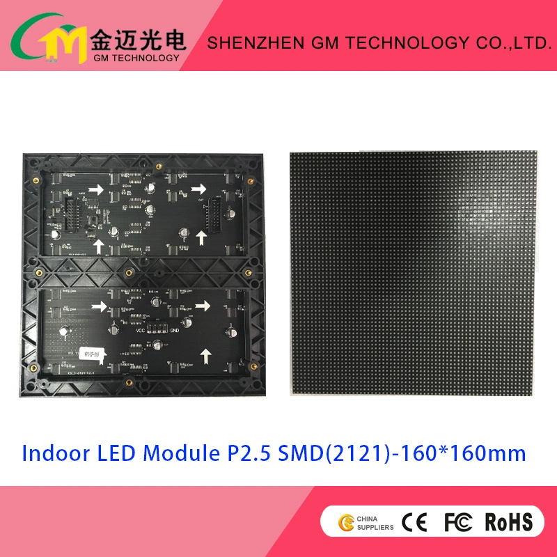 Indoor Full Color HD LED Display Panel (P2.5 Advertising LED Display Screen)