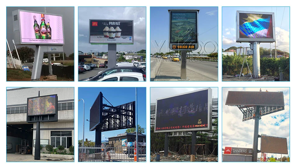 Low Price P10 LED Screen Outdoor Billboard LED Screen Structure