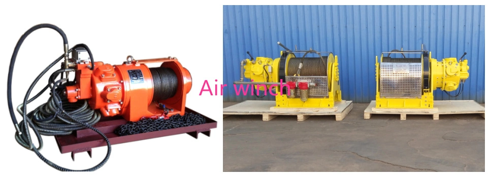 Anti-Explosive Jqhs100*12 Air Winch 100kn