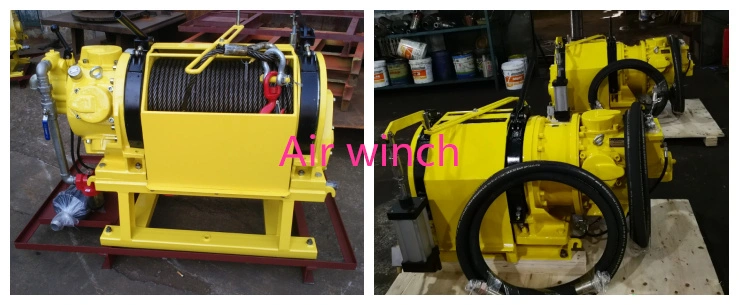 Anti-Explosive Jqhs100*12 Air Winch 100kn