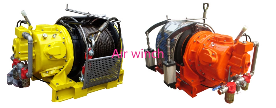 Anti-Explosive Jqhs100*12 Air Winch 100kn