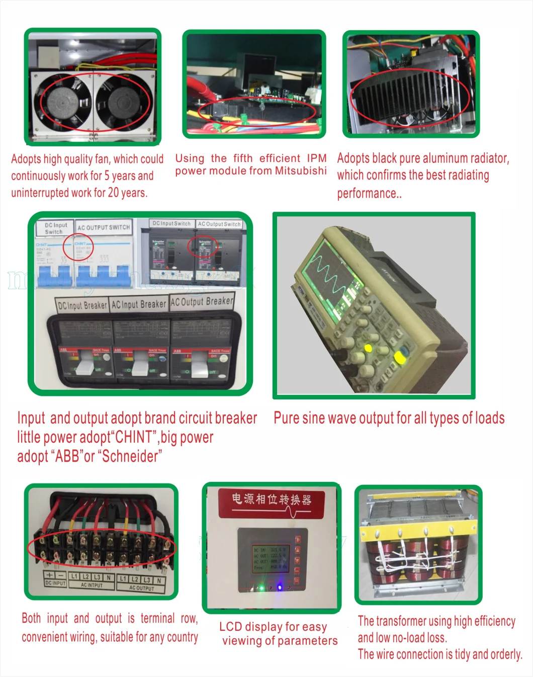 Tripe Phase Output AC/AC Voltage Regulator with 30kw Stable Voltage and Frequency Output