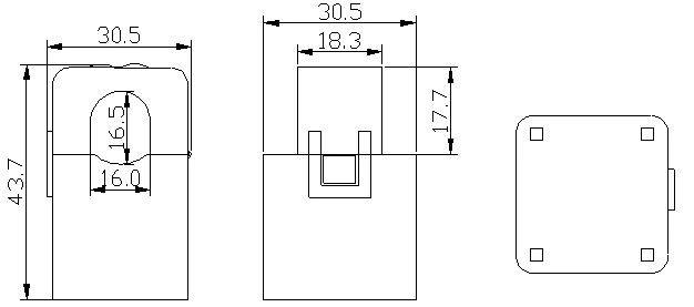 Hot Sales Split Core Current Sensor 3000: 1 for Energy Monitoring