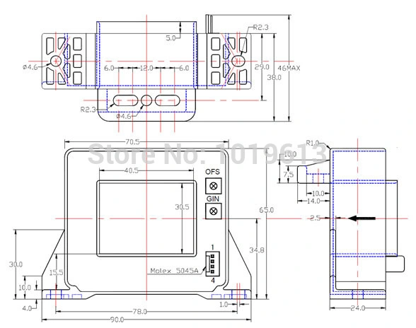 DC Current Sensor Hall Current Transducer 200A K5n 200A 400A 600A 800A 1000A 1500A Series Current Transducer