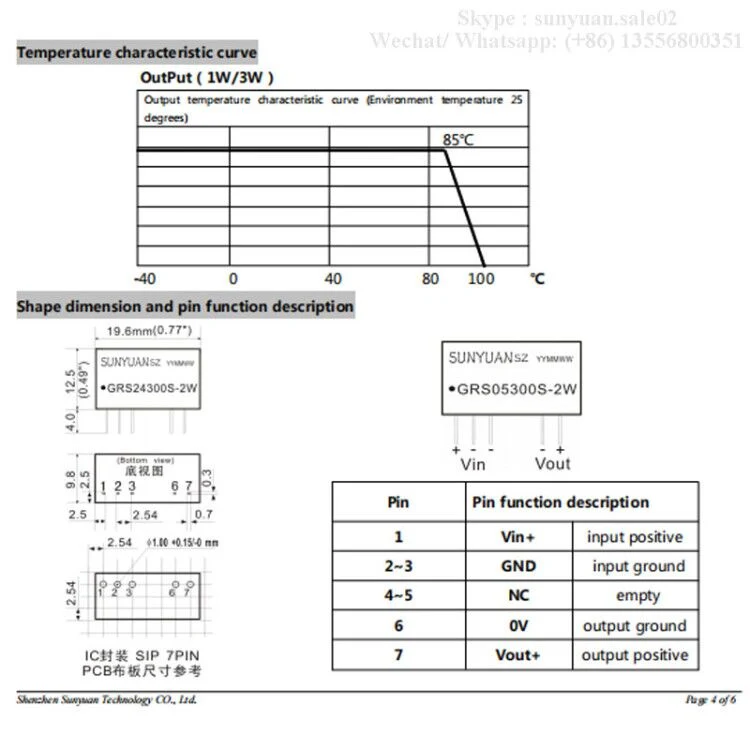 6kv Isolated 2: 1 DC Wide Voltage Input Range 48VDC~400VDC Output DC DC Converter