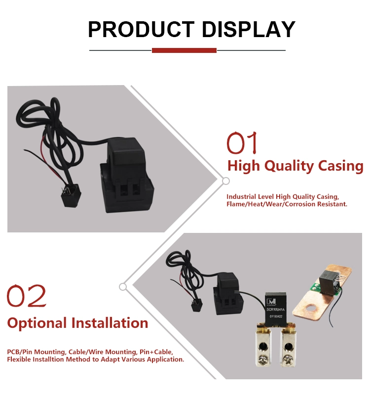 400A 600A AC Measurement Kwh Kvarh Real-Time Current Sensor