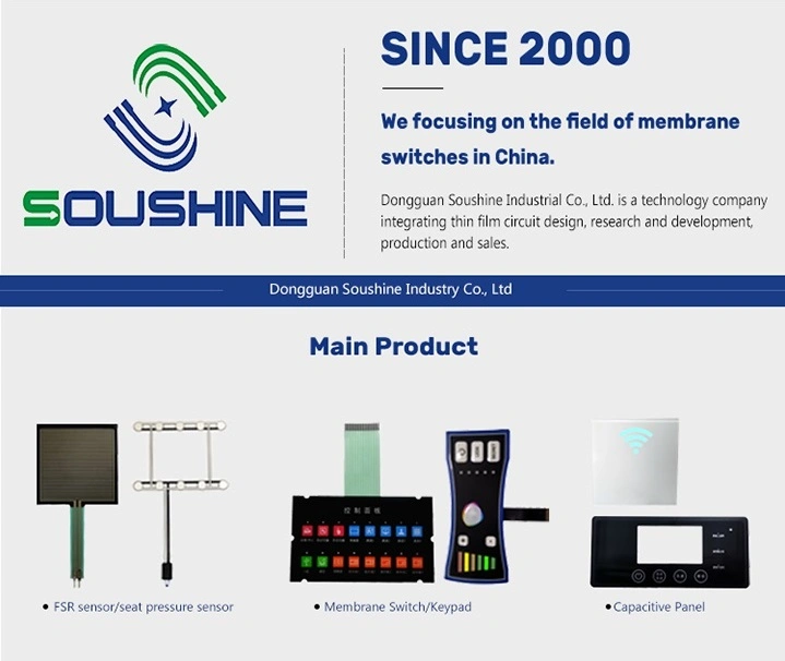 Resistive Film Pressure Sensor Intelligent Fsr Force and Tactile Sensors Measurement Flexible Pressure Sensor