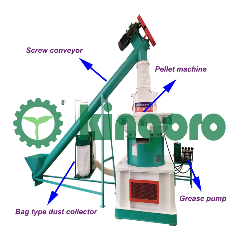 Capacity 0.7-1t/H Biomass Wood Pellet Machine