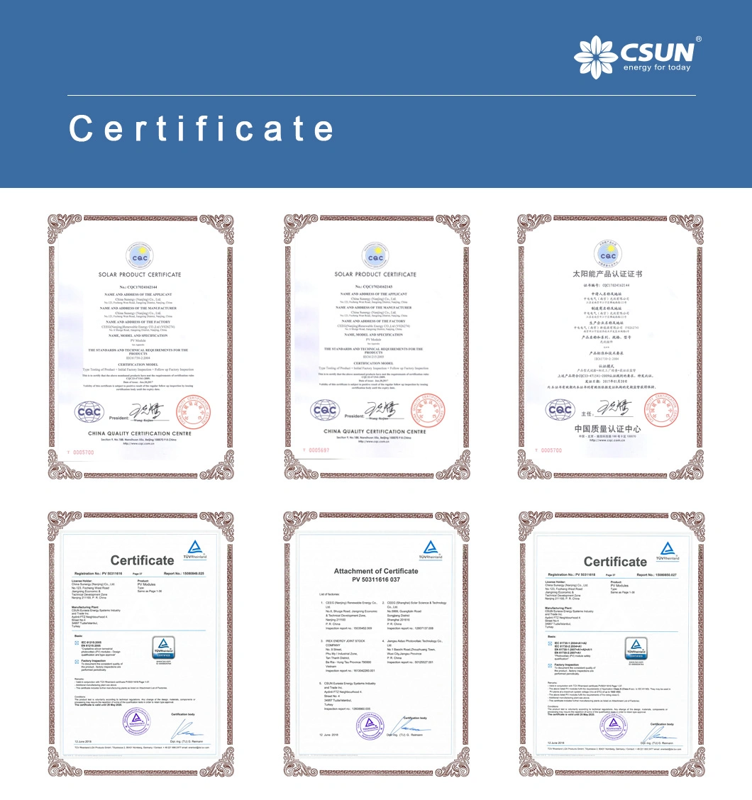 China Top Solar High Efficiency Monocrystalline Silicon 450W Solar Panel