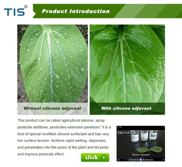 100% Active Component Silicone Synergistic Agent Organosilicon Agricultural Spray Adjuvant