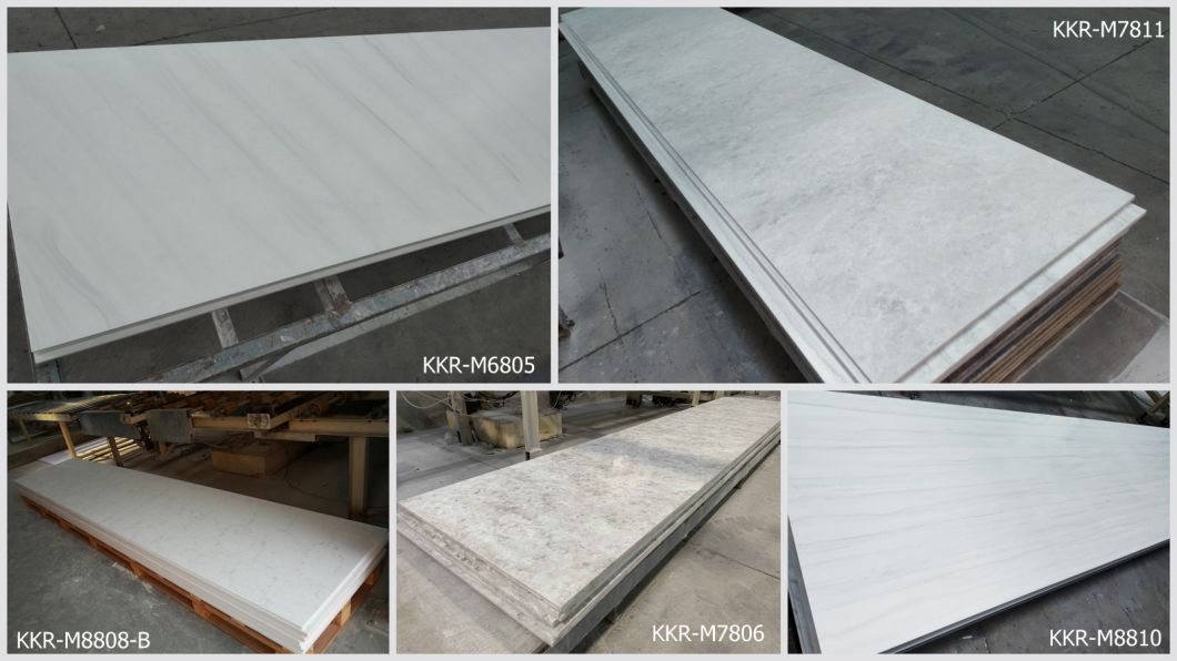 Kitchen Countertops Marble Look Stone Modified Acrylic Solid Surface Sheet